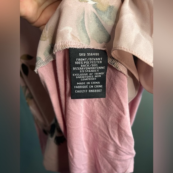 tank top blouse tunic- floral size XXL - Picture 6 of 7